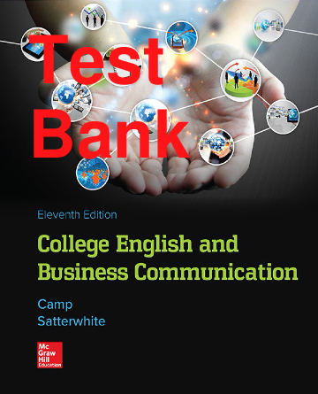 College English and Business Communication, 11th Edition Test Bank