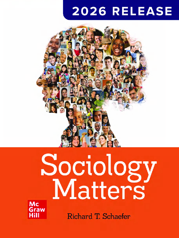 Sociology Matters, 2026 Release by Richard T. Schaefer