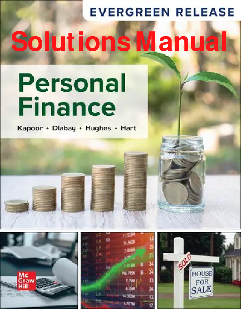 Personal Finance 2025 Release Solutions Manual