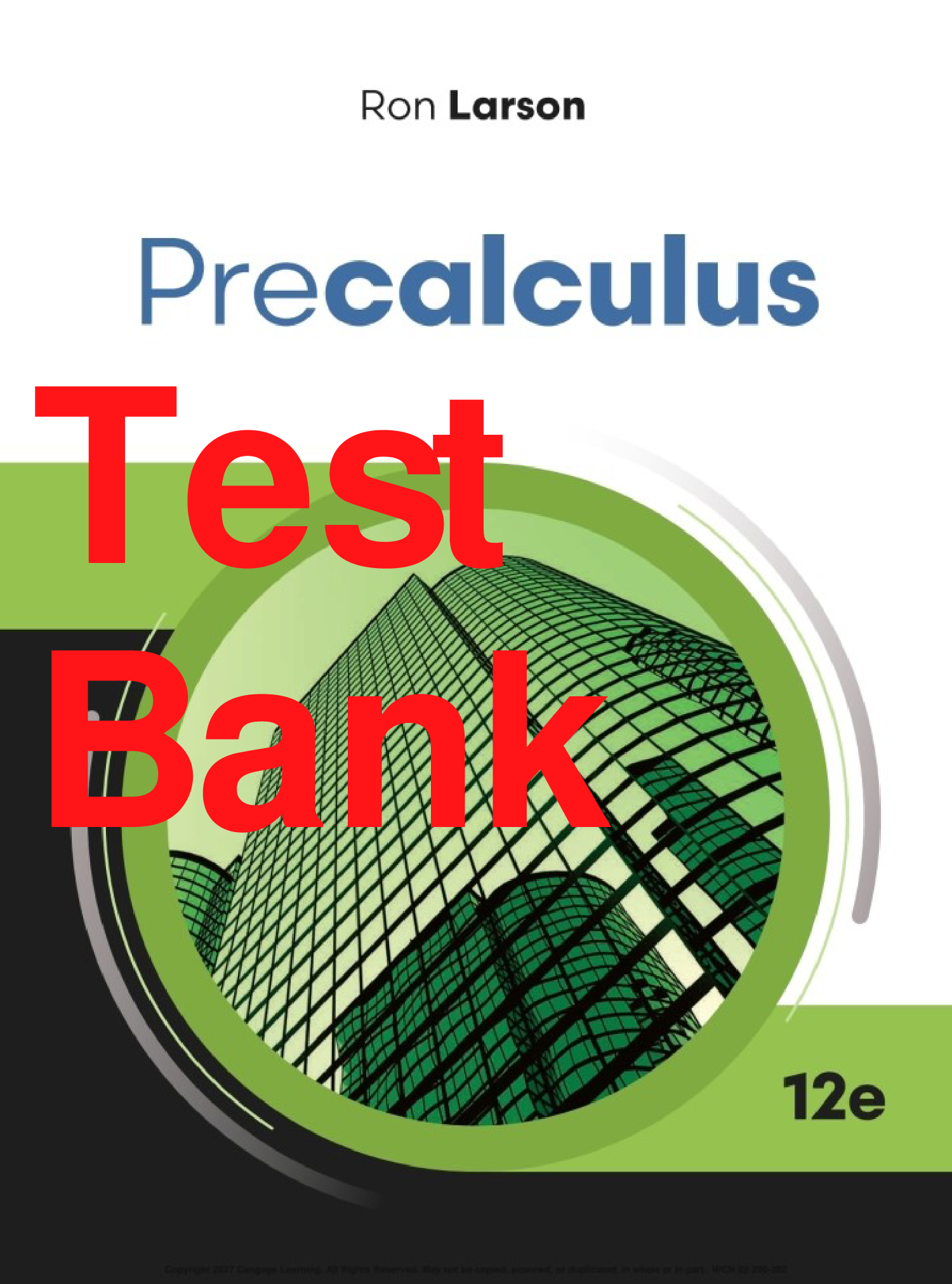 Larson's Precalculus, 12th Edition Test Bank