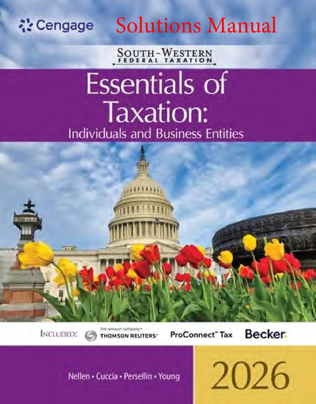 SWFT Essentials of Taxation: Individuals and Business Entities 2026 Solutions Manual