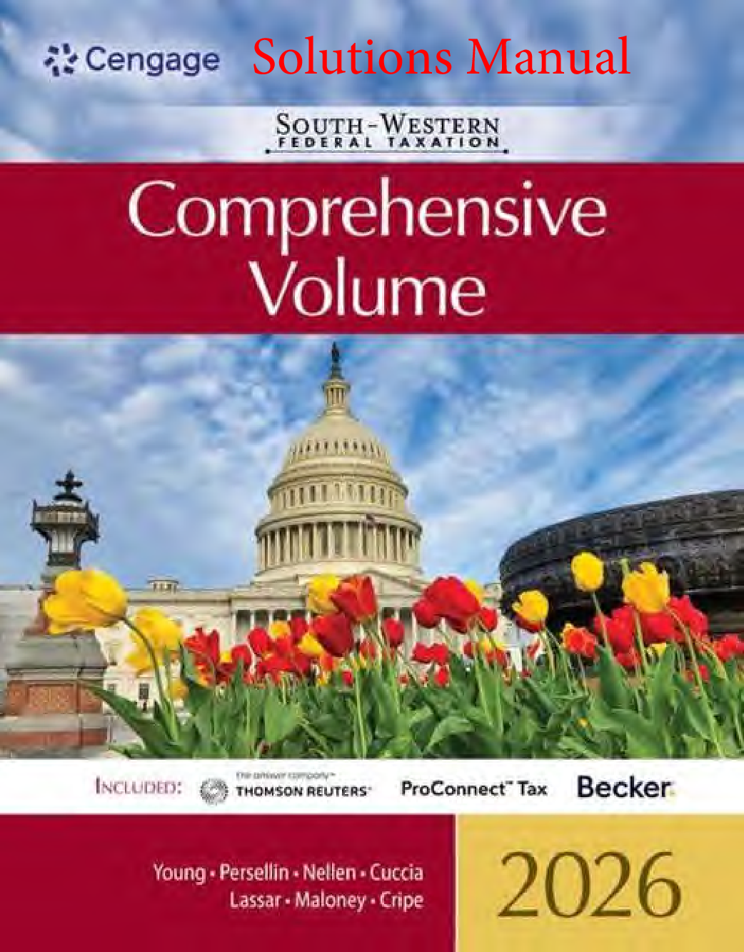 South-Western Federal Taxation 2026: Comprehensive Volume Solutions Manual