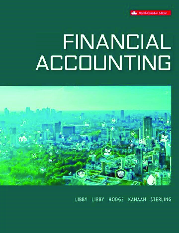 Financial Accounting, 8th Canadian Edition