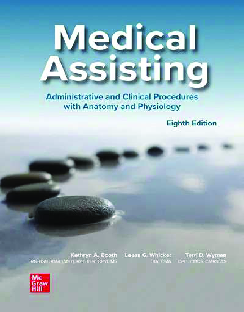 Medical Assisting: Administrative and Clinical Procedures Student Workbook, 8th Edition