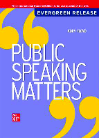 Public Speaking Matters, 2026 Evergreen Release by Kory Floyd