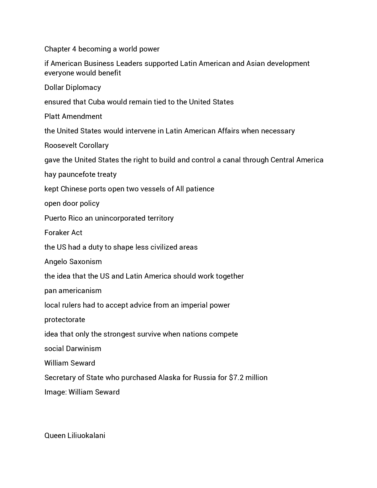 Becoming a World Power Study Guide