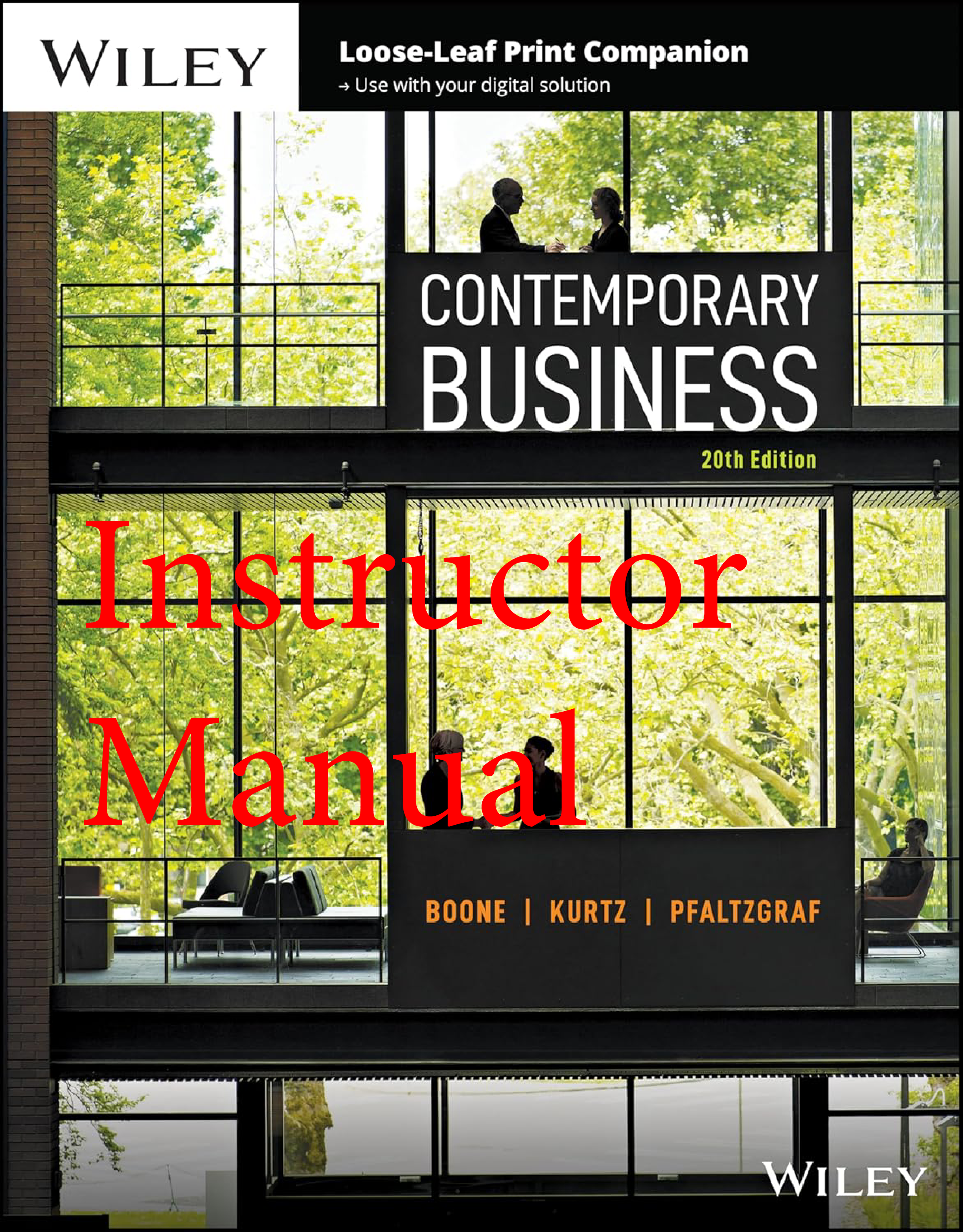 Contemporary Business, 20th Edition Instructor's Manual