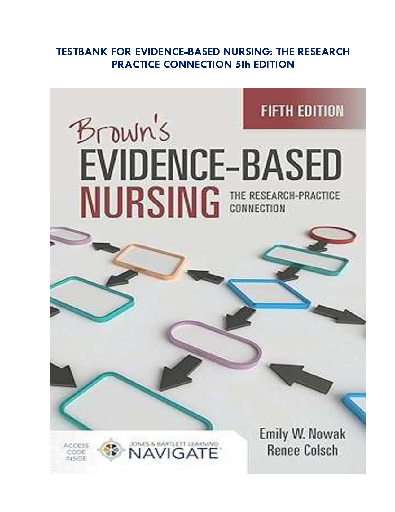 Evidence-Based Nursing: The Research-Practice Connection, 5th Edition Test Bank