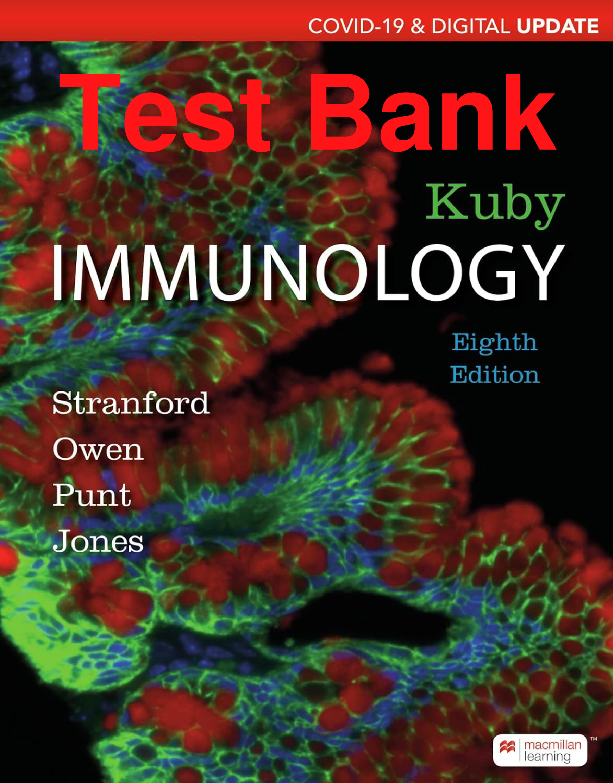 Kuby Immunology, 8th Edition Test Bank