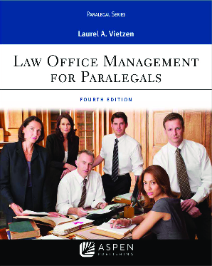 Law Office Management for Paralegals, 4th Edition Ebook