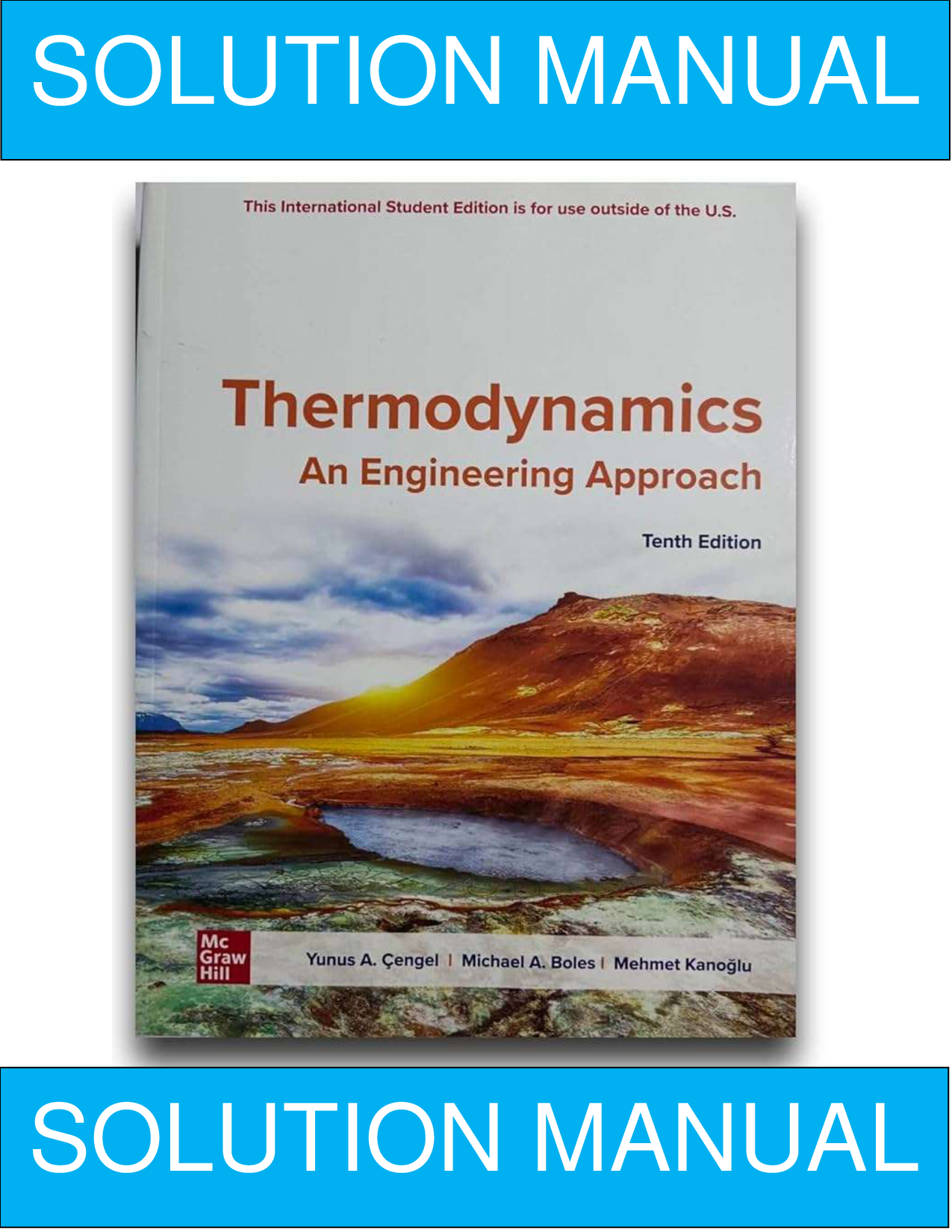 Thermodynamics: An Engineering Approach, 10th Edition Solutions Manual