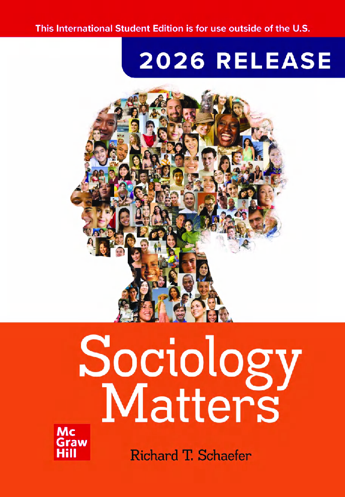 Sociology Matters, 2026 Release by Richard T. Schaefer