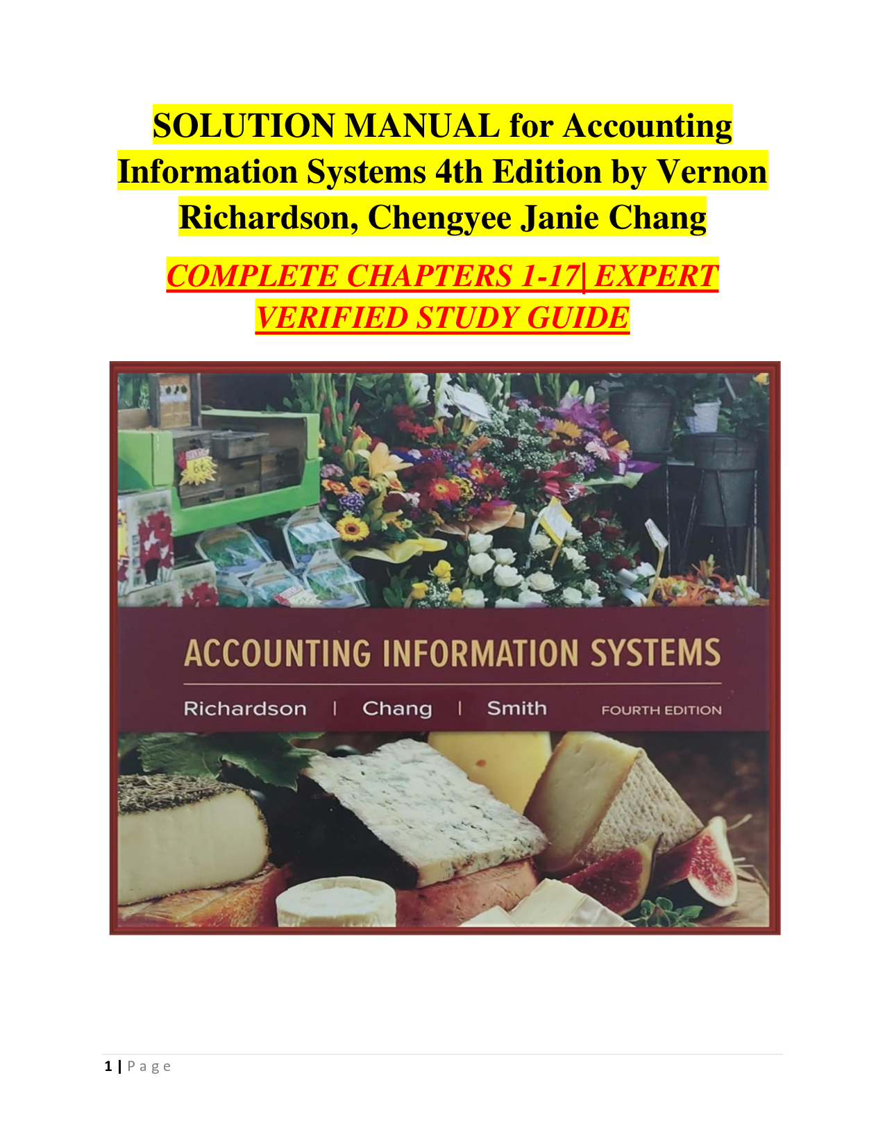 Accounting Information Systems, 4th Edition Solution Manual
